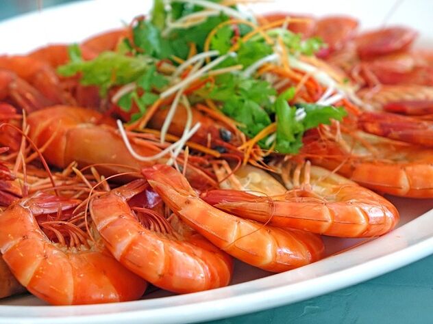 Fruits de mer pour la puissance