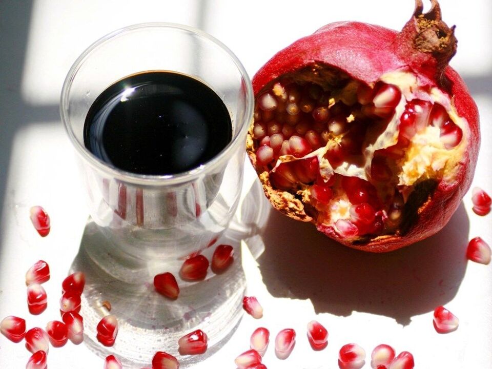 Jus de grenade pour augmenter la puissance